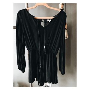 Short Romper with Tassels